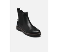Stiefelette CAPRICE "Caprice Stiefelette Leder/Textil", Damen, Gr. 40, schwarz, Leder, Textil, Schuhe (77355804-40) schwarz