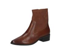 Caprice Women Boot Heel Materialmix aus Leder und Textil | 9-25312-47 - Reißverschluss, Memotion, CAP Stretch, Blockabsatz 4 cm