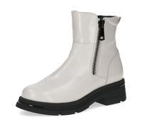 Caprice Stiefelette Nappaleder Weiß Lack Warmfutter - 41