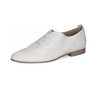 CAPRICE Damen Oxford aus Leder, Weiß (White Nappa), 39
