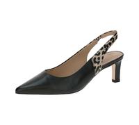 Slingpumps PETER KAISER "Peter Kaiser Pumps Leder", Damen, Gr. 37,5, schwarz, Leder, Schuhe Slingpumps (97089269-37,5) schwarz