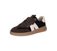 Caprice Women Sneaker Low Materialmix aus Leder und Textil | 9-23608-45 - Schnürung, Reißverschluss, Waschbares Wechselfußbett, kein Absatz 3,5 cm