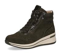 CAPRICE Women WL Lace Boot Leder | 9-26103-45 - Reißverschluss, Schnürung, CAP Tex, Atmungsaktiv, kein Absatz 5 cm, ANTIshokk