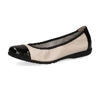Caprice Leder Ballerinas, beige, 40 Creme