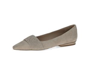 Caprice Woms Ballerina für Damen, beige, Größe 38 EU / 5 UK