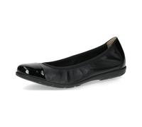 Caprice Ballerinas Leder Schwarz