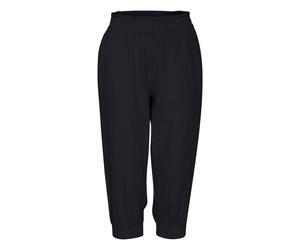 Caprihose B.YOUNG "Capri BYFALAKKA", Damen, Gr. 40, N-Gr, schwarz, Obermaterial: 55% Leinen LI. 45% Viskose CV., Hosen Caprihose (83711907-40) schwarz