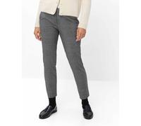 Caprihose BRAX "Style MARON S", Damen, Gr. 36L (72), Langgrößen, grau, 68% Polyester, 26% Viskose, 6% Elasthan, Hosen Caprihose (20707367-72) grau
