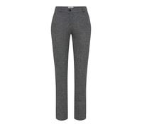 Caprihose BRAX "Style MARON S", Damen, Gr. 50, Normalgrößen, grau, 82% Polyester, 14% Baumwolle, 4% Elasthan, Hosen Caprihose (73525810-50) grau