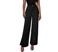 Caprihose Damen Sommer Thermohose Damen Winter GefüTtert Warme Jeans Damen Winter Figurformende Leggings KnöPfe Hosen Enger Machen Baggy Leggings Mit Handytaschen Sportset FüR Damen (Schwarz, M)