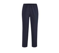 Caprihose GOLDNER "7/8-Stretchhose", Damen, Gr. 58, N + K Gr, blau (marine), Obermaterial: 67% Baumwolle CO. 28% Polyamid PA. 5% Elasthan EL., Hosen Caprihose, Seitenschlitze (34380730-58) marine