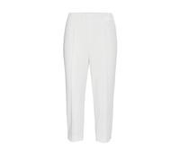 Caprihose GOLDNER "Kurzgröße Sportive 7/8-Hose mit Biesen", Damen, Gr. 26, K-Gr, beige (cremeweiß), Obermaterial: 100% Polyester COOLMAX(R) PES(Coolmax)., normal, Hosen Caprihose, Ohne (53266217-26) c