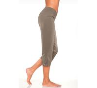 Caprihose H.I.S Gr. 44/46, N-Gr, grün (khaki) Damen Hosen (529075-44) khaki