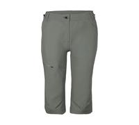 Caprihose KILLTEC "KOS 4 WMN PNTS", Damen, Gr. 36, Normalgrößen, grau (grün), Obermaterial: 92% Polyester, 8% Elasthan, Hosen Caprihose, Wasserabweisende, schnelltrocknende Caprihose mit Comfort-Stret