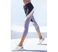 Caprihose LASCANA ACTIVE "-Sporthose" Gr. XS (32/34), N-Gr, blau Damen Hosen (87901257-XS) blau