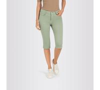 Caprihose MAC "Dream-Sun", Damen, Gr. 34, N-Gr, grau (dried rosemary), Gabardine, Obermaterial: 85% Baumwolle, 11% Elastomultiester, 4% Elasthan, unifarben, figurbetont 3/4-Länge, Hosen, in hochelasti