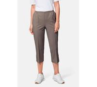 Caprihose mit Schlupfbund braun 38 Capri