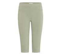 Caprihose OXMO "Caprihose OXKeana", Damen, Gr. L, N-Gr, grün (seagrass), Obermaterial: 75% Viskose CV. 21% Nylon NY. 4% Elasthan EL., Hosen Caprihose (34400010-L) seagrass