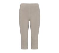 Caprihose OXMO "Caprihose OXKeana", Damen, Gr. XXL, N-Gr, braun (roasted cashew), Obermaterial: 75% Viskose CV. 21% Nylon NY. 4% Elasthan EL., Hosen Caprihose (69363825-XXL) roasted cashew
