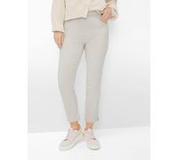 Caprihose RAPHAELA BY BRAX "Style PAMINA 6/8", Damen, Gr. 44, Normalgrößen, hellbeige, Web, 90% Baumwolle, 8% Elastomultiester, 2% Elasthan, Hosen Caprihose (76143530-44) hellbeige