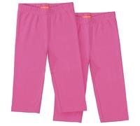 Caprihose STACCATO, Mädchen, Gr. 92/98, Normalgrößen, pink, Oberstoff: 95% Baumwolle, 5% Elasthan., unifarben, bequem, Hosen Caprihose, Doppelpack (27906620-92) pink