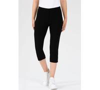 Stehmann Ina-530, Bequeme, stretchige Caprihose Farbe schwarz, Größe 48