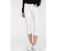 Caprijeans ARIZONA "Ultra-Stretch", Damen, Gr. 52, N-Gr, weiß, Denim/Jeans, Obermaterial: 65% Baumwolle, 33% Polyester, 2% Elasthan, Basic, skinny fit 3/4-Länge, Jeans Caprijeans, extra-enger Schnitt,