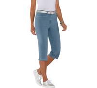 Caprijeans blue-bleached 38 Baumwolle, Polyester, Elasthan