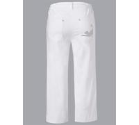 Caprijeans CLASSIC BASICS, Damen, Gr. 50, Normalgrößen, weiß, 97% Baumwolle, 3% Elasthan, unifarben, 3/4-Länge, Jeans (89696607-50) weiß