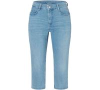 Caprijeans MAC "Dream-Sum", Damen, Gr. 40, N-Gr, summer sky wash, Denim/Jeans, Obermaterial: 75% Baumwolle, 12% Modal, 9% Polyester, 4% Elasthan, casual, figurbetont kniebedeckend, Jeans, Bequemer Sit