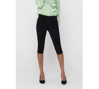 Caprijeans ONLY "ONLRAIN - Skinny Fit mit mittlerer Leibhöhe für moderne Silhouette", Damen, Gr. XXL, N-Gr, schwarz, Denim/Jeans, Obermaterial: 53% Viskose, 29% Baumwolle, 17% Polyester, 1% Elasthan,