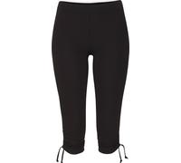 Caprileggings schwarz 40/42 Baumwolle, Elasthan