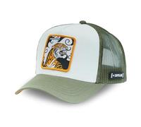 Capslab Angry Tiger Design A-Frame Trucker Cap Grün - One-Size