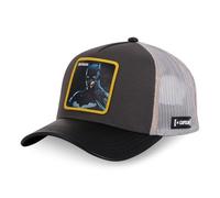 DC Comics Herren Cap Trucker Batman, originell und authentisch, Grau / Schwarz / Gelb, Einheitsgröße