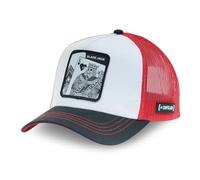 Capslab Black Jack Design A-Frame Trucker Cap Weiß - One-Size