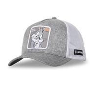 Capslab Bugs Bunny Looney Tunes Grau Weiß Verstellbare Truckercap - One-Size