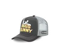 Capslab Bugs Bunny Looney Tuney Black White Trucker Cap - One-Size