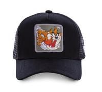 Capslab Cap Herren Looney Tunes, Tracker Kappe Herren, Taz, Angenehm, Schwarz, Einheitsgröße