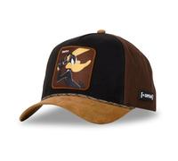 Capslab Daffy Duck Looney Tunes Velours Schwarz Braun Verstellbare Snapback Cap - One-Size