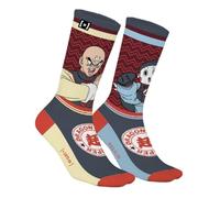 Capslab Dragon Ball Socken Tenshinhan & Chao-Zu - Offiziell lizenzierte Anime-Socken - Bequeme Baumwollsocken im kultigen Design - - 43-46