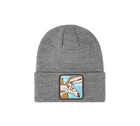 Capslab Looney Tunes Mütze für Damen und Herren, Koyote-Mütze, weich und warm, grau, Einheitsgröße