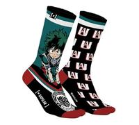 My Hero Academia - Deku - Socken - Mehrfarbig - EU 43-46 - 68% Baumwolle, 30% Polyester, 2% Elasthan,Baumwolle Mehrfarbig EU 43-46