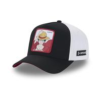 Capslab Ruffy One Piece Schwarz Weiß Verstellbare Snapback Cap - One-Size
