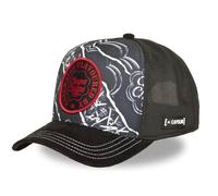 Capslab | Schwarze Trucker-Cap | Modell CC3 NIG Chupa Chups | Für Erwachsene | Originales, Retro- und Urban-Design | Verstellbarer Verschluss und Atmungsaktives Mesh-Panel | Ideal für