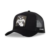 Capslab Sylvester Looney Tunes Used-Look Schwarz Verstellbare Truckercap - One-Size