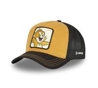 Capslab Tom und Jerry Cap für Damen und Herren, Trucker-Kappe, verstellbar und authentisch, braun, Einheitsgröße