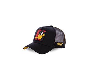 Capslab Tracker Kappe Herren Looney Tunes, Cap Herren, Daffy, Langlebig, Schwarz, Einheitsgröße