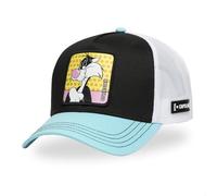 Capslab Trucker Cap Looney Tunes - Sylvester | Atmungsaktive Truckercap mit Frontpatch, Gebogener Schirm, Verstellbarer Verschluss für Erwachsene | Unisex Cap | Authentische Snapback Cap