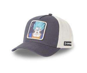 Capslab Vegito Fusion Dragon Ball Z Schwarz Beige Trucker Cap - One-Size