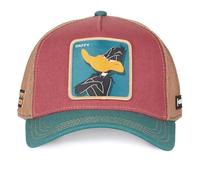 Capslab Wario Super Mario Trucker Cap, rot - kaffee, Einheitsgröße